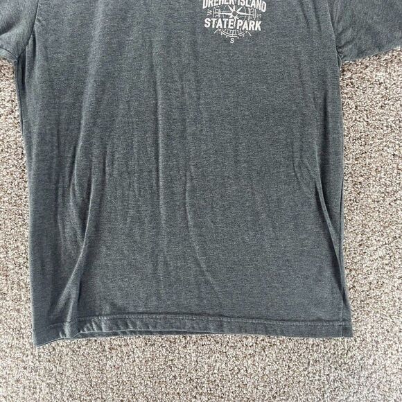 Dreher Island Skate Park Shirt Adult Large Grey Lake Murray South Carolina Logo - Picture 9 of 12